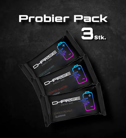Charge Energy Bar Probierpaket – Alle Sorten natürlicher Energieriegel zum Kennenlernen