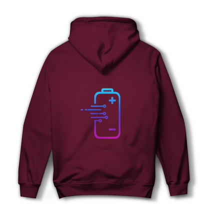 Damen Hoodie CHARGE BAR Printegy