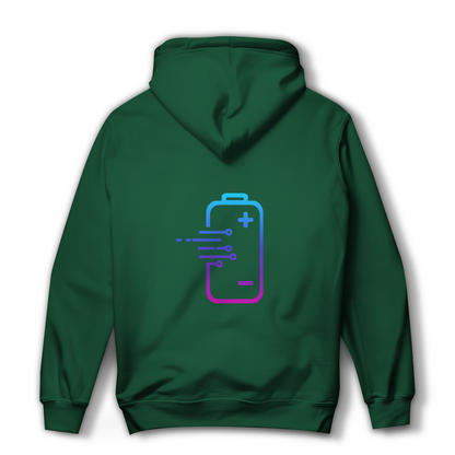 Damen Hoodie CHARGE BAR Printegy